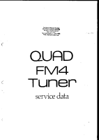Quad FM4 - Service Manual